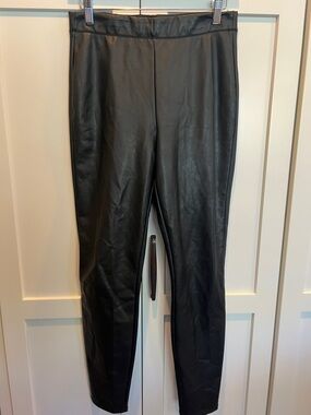 Express Black Faux Leather Leggings
